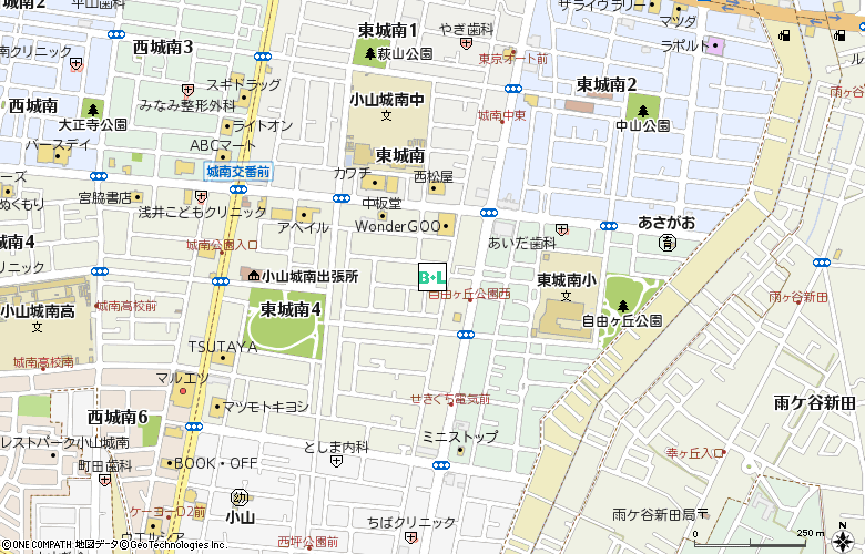眼鏡市場　小山城南(00271)付近の地図